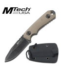 MTech USA MT-20-30 Clip Point Mini Survival Fixed Blade Knife