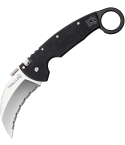 Cold Steel CS22KFS Tiger Claw Lockback Karambit Knife - Serrated