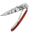 Deejo DEE1CB063 37g Corsair Linerlock Knife Coralwood