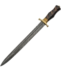 Damascus DM5019 Double Edged Braided Wood Sword