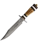 Marbles MR571 Damascus Clip Point Bowie Knife