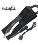 Survivor HK-759 Recurve Tanto Fixed Blade Knife
