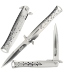 GOL-456CH 9.2" Chrome Stiletto Lock Knife