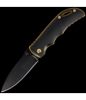 GOL-EDC-01BG 2.75" Gold Trim Gentleman's Folding EDC Knife