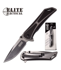 Elite ET-1008 Carbon Fiber Liner Lock Knife 8CR13