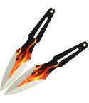 Perfect Point PP-108-2F Flamed Throwing Knives