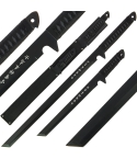 Golan Twin Black Ninja Sword Set