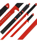 Golan Twin Red Ninja Sword Set