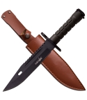 Survivor HK-798BK Knurled Fixed Blade Knife