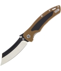 QSP QS123-B Platypus Ball Bearing Linerlock Knife | Brown