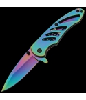 Spectrum CN300523RB Framelock Knife - Rainbow