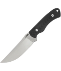 Kubey KUB240D Black Satin Fixed Blade Knife