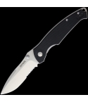 Sanrenmu SRMK913 9012 Linerlock Part Serrated Knife