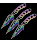 Albainox 32342 Rainbow Throwing Knife Set