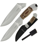 Anglo Arms Pakkawood Survival Knife with Fire Starter