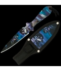 Albainox 32257 Blue Wolf Throwing Knife