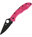 Spyderco SC11FPPNS30VBK Pink Heals Delica Lockback Knife
