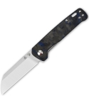 QSP QS130-TBL Parrot Linerlock Knife | Blue Carbon