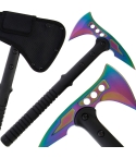 Golan GOL-AXE-121RB Rainbow Tomahawk Axe & Sheath