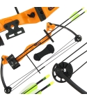 Man Kung 25lb Besra Orange Compound Bow