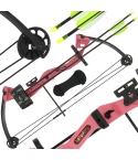 Man Kung 25lb Besra Pink Compound Bow