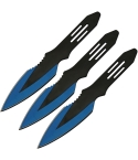 Rite Edge CN211536BL Dual Tone Blue Throwing Knife Set