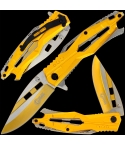 Golan GOL-771-GD Lock Knife Steel & Gold