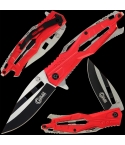Golan GOL-771-RD Lock Knife Steel & Red