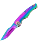 Albainox 18369 Harpoon EDC Knife - Rainbow