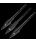 Quartermaster QTRKT1LT Kogi Thrower Knife Set in Limo Tint