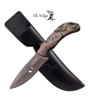 Elk Ridge ER-554CA Wood & Ali Fixed Blade Knife
