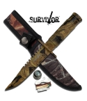 Camo Survival Knife