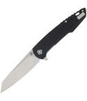 QSP Phoenix QS108C1 Liner Lock Knife Black Stonewashed G-10