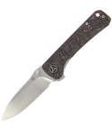 QSP QS-131-T Hawk Lock Knife Copper Foil Carbon Fiber