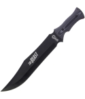 Golan Black Heavy Duty 17.8" Fixed Blade Clip Point Knife