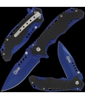 Golan GOL-535BL Blue Folding Knife with Honeycomb Handle