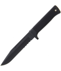 K-FB-177 11" Fixed Blade Knife with Rubber Handle and Sheath