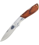 K-LK-088 Lock Knife with Red Pakkawood Handle and Backlock