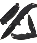 Golan GOL-541-BK Folding Knife with Black Pakkawood Handle
