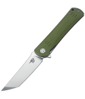 BTKG06B1 Bestech Kendo Linerlock Pocket Knife Green