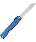HIGO28 Higonokami Mizushibuki Splash Folder Pocket Knife Blue