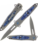 Golan GOL-556LP Lock Knife with Blue Pearl Insert