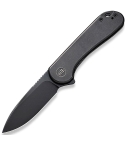 WE KNIFE Elementum WE18062X-3 Blackwashed, Black Titanium Pocket Knife