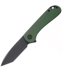 CIVIVI Elementum C907T-E Black Stonewash D2 Green Micarta Handle