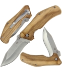 Tropas Folding Lock Knife with Zebra Wood Handle