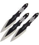 Anglo Arms K-THR-107 Dual Tone Silver Throwing Knife Set