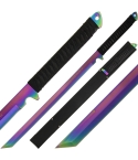 Golan SW-20RB Rainbow Canes Cutter Tanto Ninja Sword