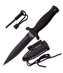 Master USA MU-1141BK Fixed Blade Knife - Black