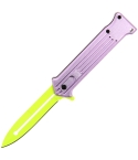 Golan GOL-309PY Vibrant Yellow Linerlock Lock Knife