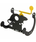 Milbro Freestanding Rat Folding Silhouette Knockdown Target